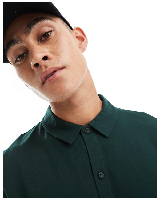 ASOS Green Jersey Shirt for men
