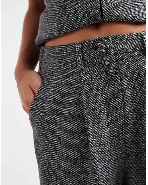 Miss Selfridge Blue Tailored Wide Leg Trouser Co-Ord