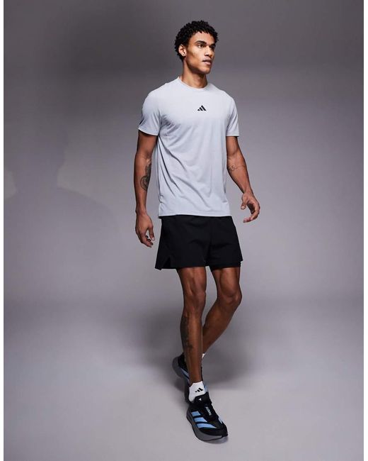 Adidas Originals Gray Adidas Training D4T T-Shirt for men