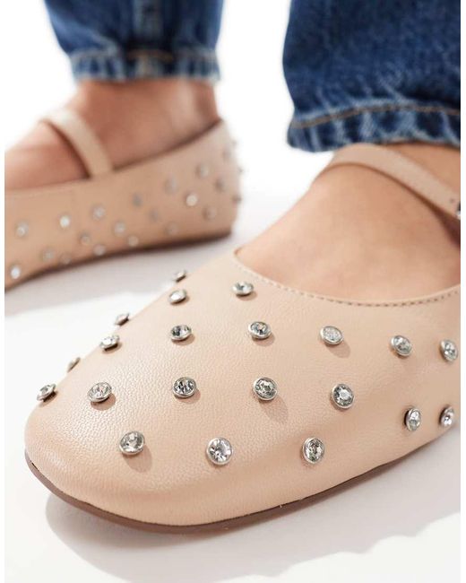 ALDO Blue Marylina Studded Mary Janes