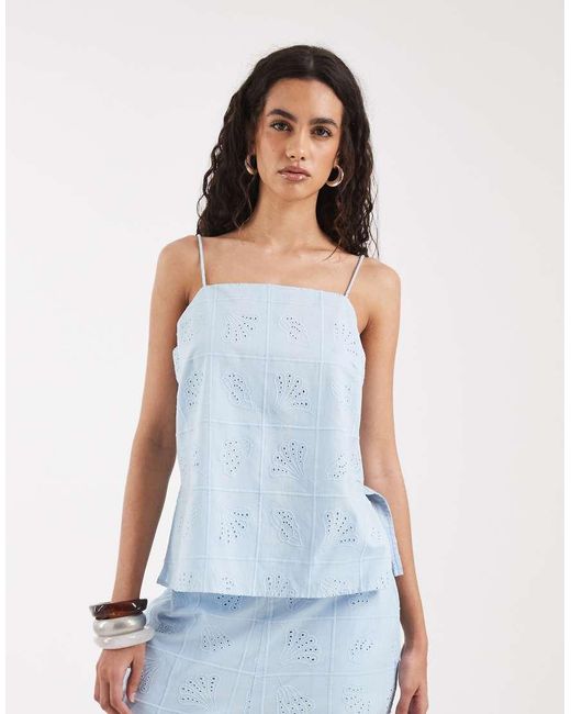 Vero Moda White Singlet Co-ord