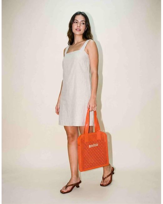 Melissa Red Harper Tote Bag