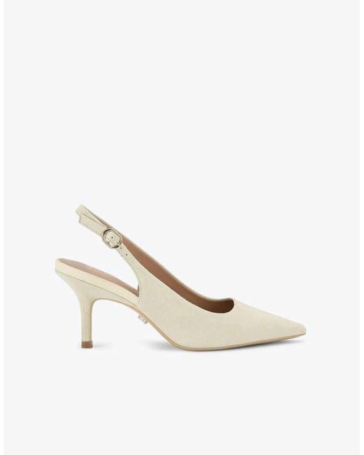 Carvela Kurt Geiger White Spirited Heeled Shoes