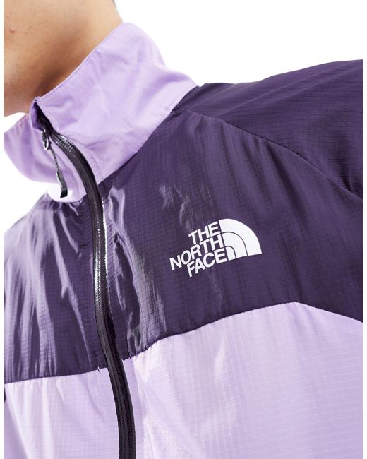 The North Face Blue Nse Windshell Zip Tracktop for men