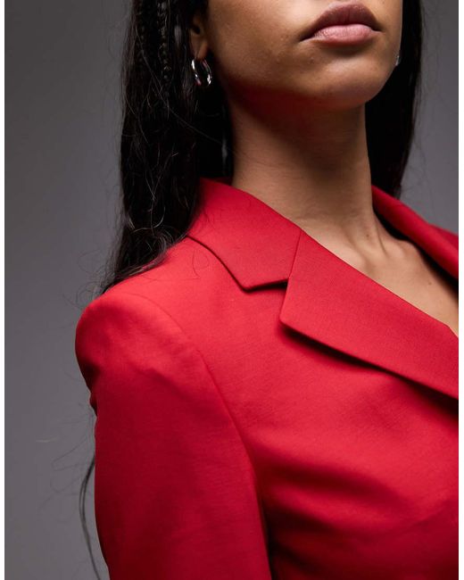 Mango Red Blazer Co-Ord