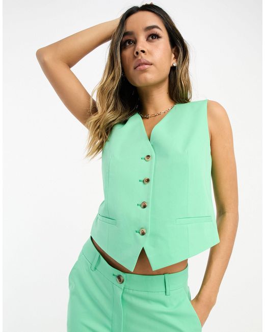 Débardeur d'ensemble habillé Vero Moda en coloris Vert | Lyst