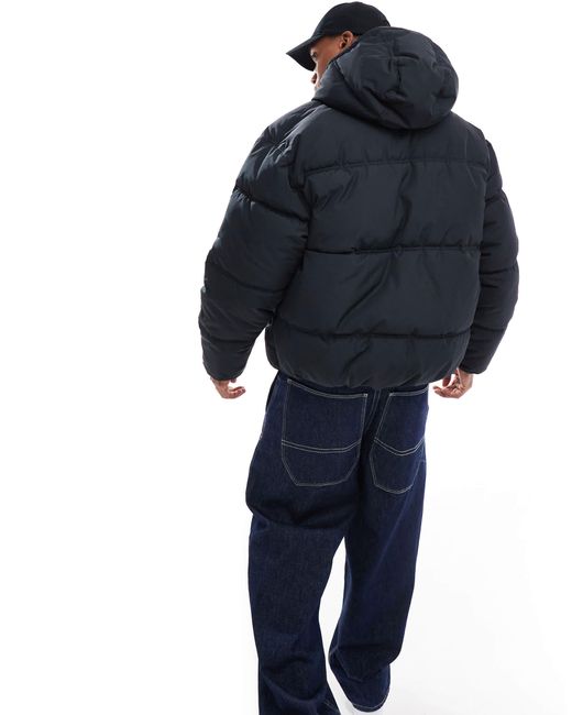 Hollister – wattierter mantel in Blue für Herren