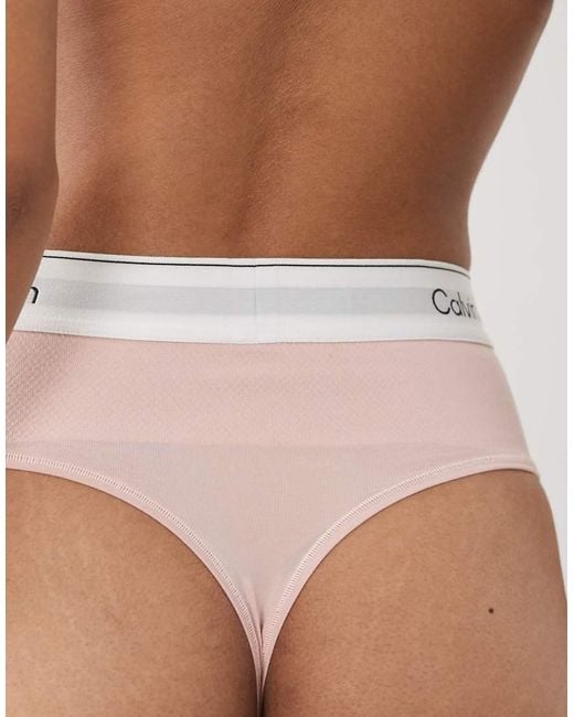 Calvin Klein Natural Shapewear Icon Cotton Modal Lingerie Thong