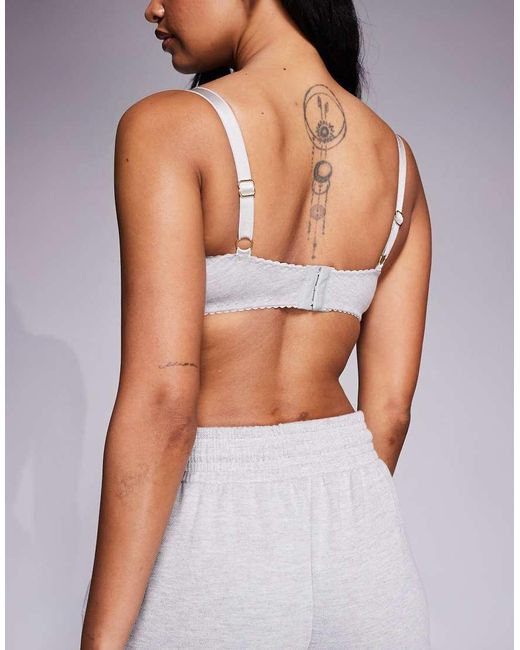ASOS Blue Fuller Bust Mila Underwired Bra
