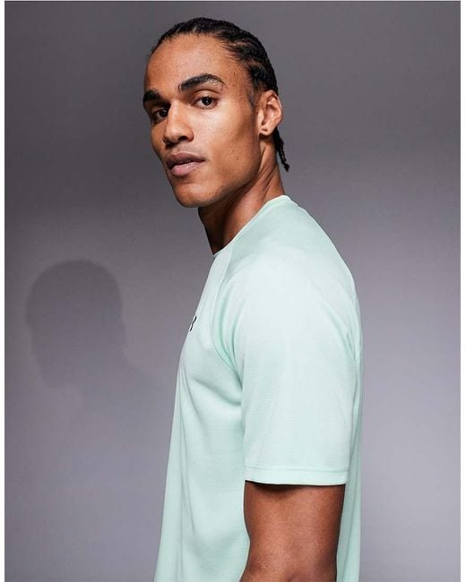 Under Armour Blue Tech Textured Short Sleeve T-shirt for men
