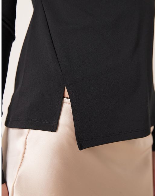Abercrombie & Fitch Black – asymmetrisches oberteil