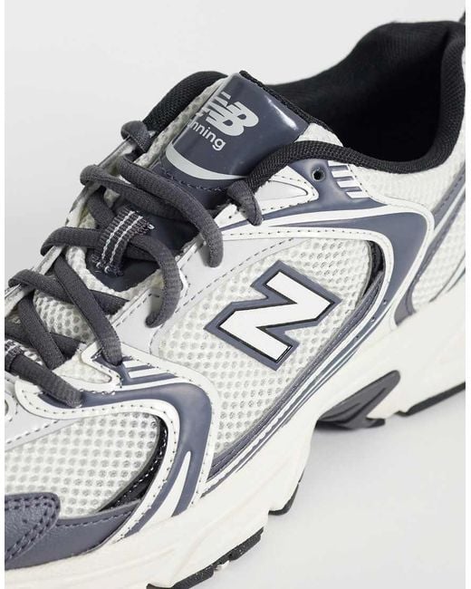 New Balance White 530 Trainers