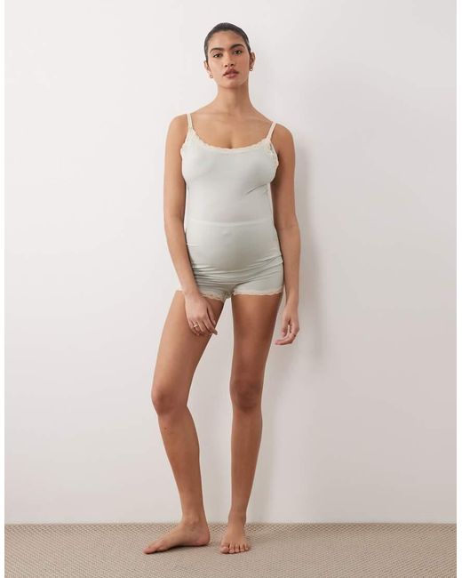 Lindex Gray Maternity 2 Pack Super Soft Brief