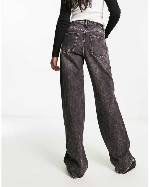 Superdry Black Vintage Wide Denim