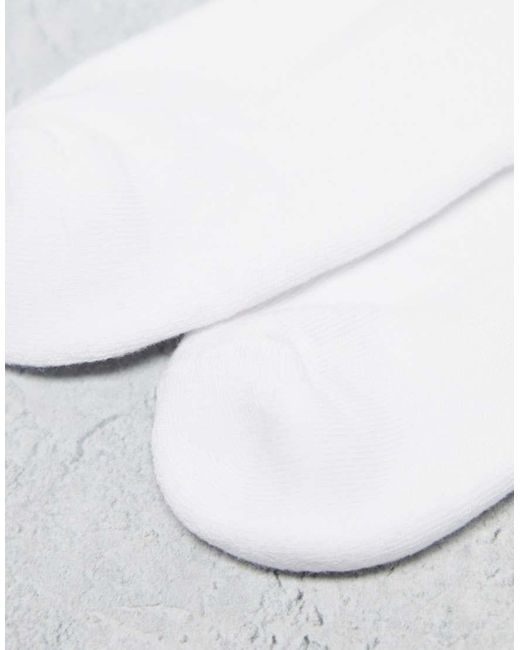 ASOS Gray 5 Pack Terry Ankle Socks