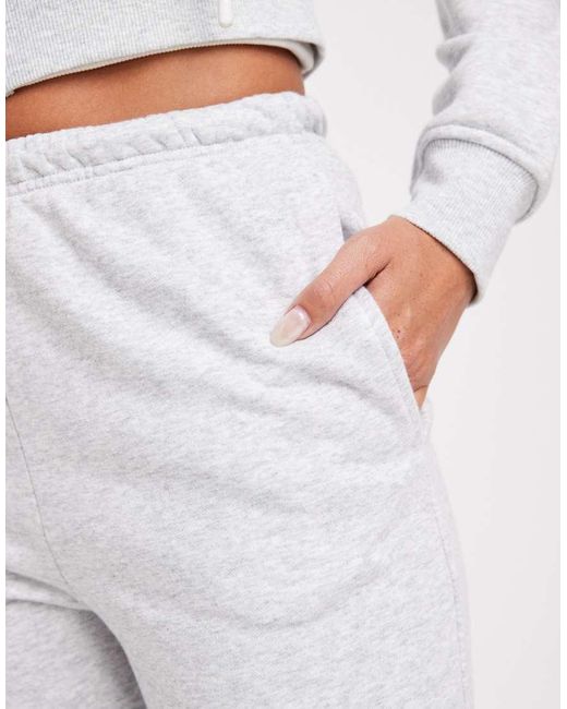 Cotton On White Classic Fleece Wide Leg Sweatpants
