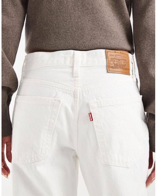 Jean bootcut ample Levi's en coloris White