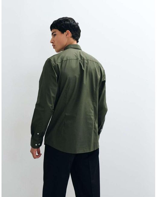 Jack & Jones Green Slim Fit Smart Shirt for men