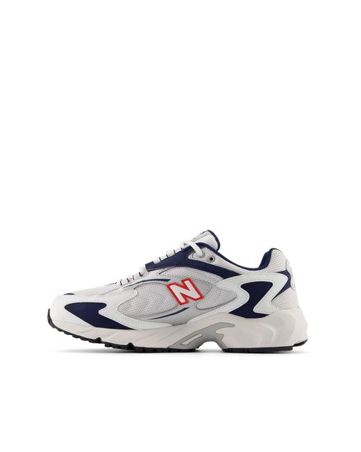 New Balance White 725 Sneakers