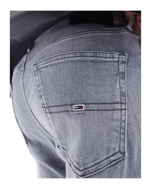 Austin - jeans affusolati neri slim di Tommy Hilfiger in Black da Uomo