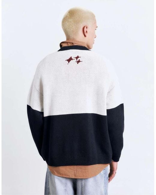 Stwd di Pull&Bear in White da Uomo