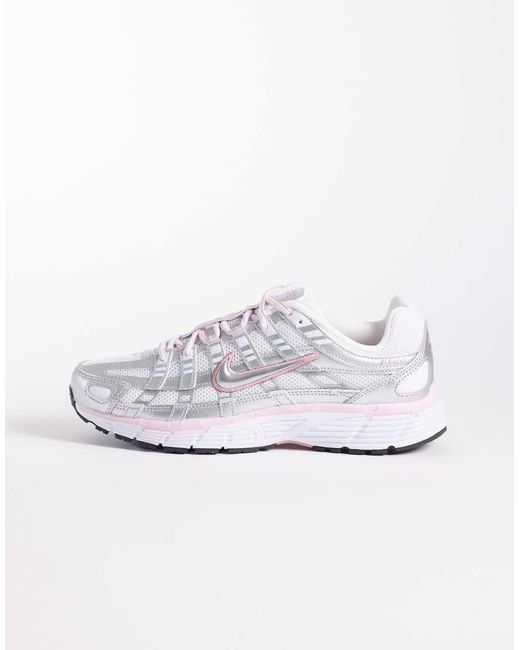 Nike White P-6000 Unisex Trainers