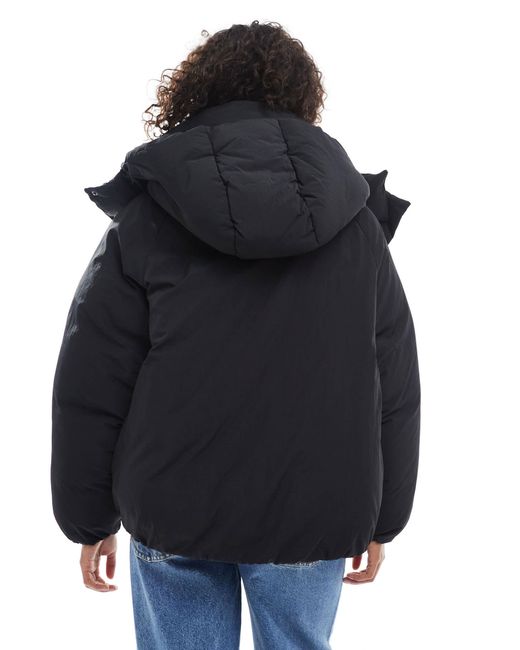 ASOS Blue Cloud Puffer Jacket With Oversized Hood