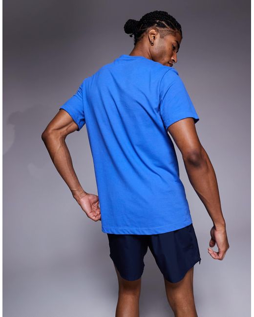 Nike Blue Dri-fit T-shirt With Graphic Print for men