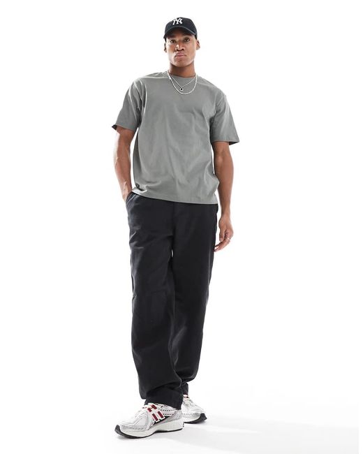 Only & Sons Gray Relaxed Fit T-shirt for men