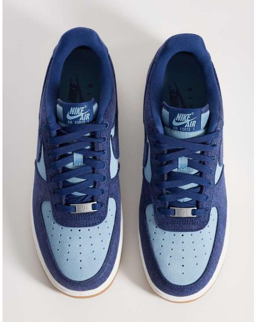Nike Blue Air Force 1'07 Lv8 Trainers for men