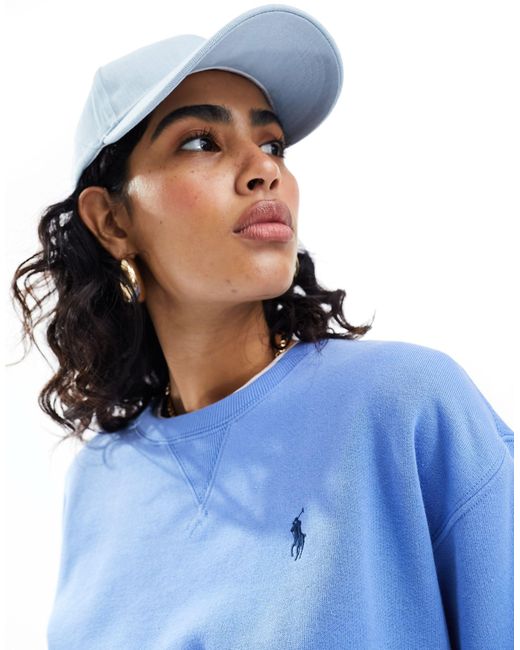 Polo Ralph Lauren Blue Sweatshirt With Logo