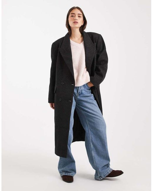 ASOS Oversized Dad Jas in het Blue