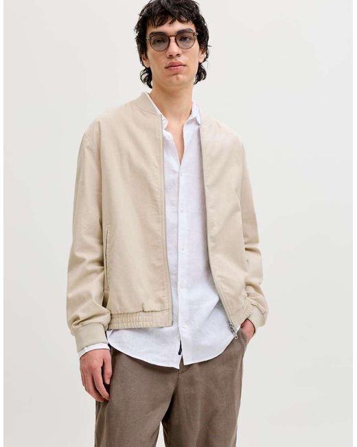 Jack & Jones Bomberjack in het White voor heren