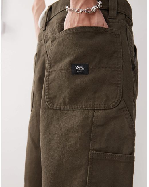 Drill chore - short ample style charpentier - foncé Vans pour homme en coloris Natural
