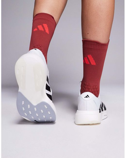 Adidas Originals White Adidas running – adizero evo sl – sneaker