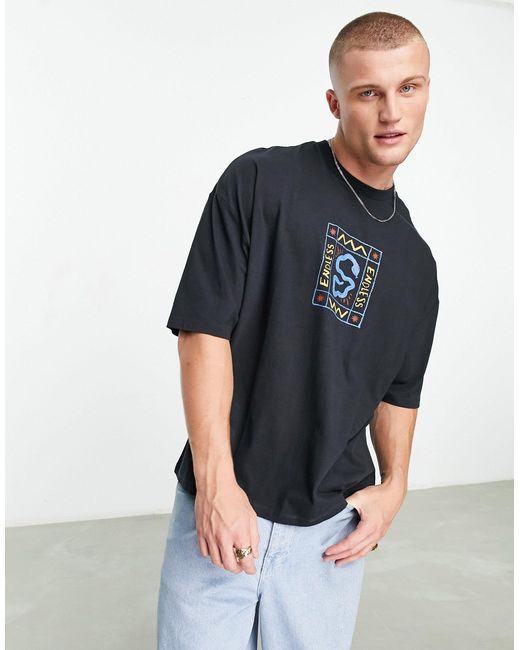ASOS Oversized T-shirt in Blue for Men | Lyst