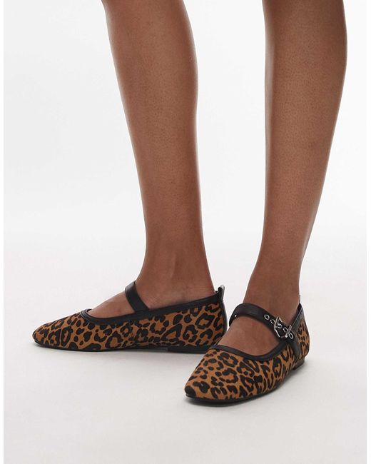 Tommy Hilfiger Brown Mary Jane Flats