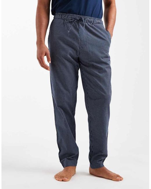 Only & Sons Blue Trousers & T-shirt Pyjama Gift Set for men