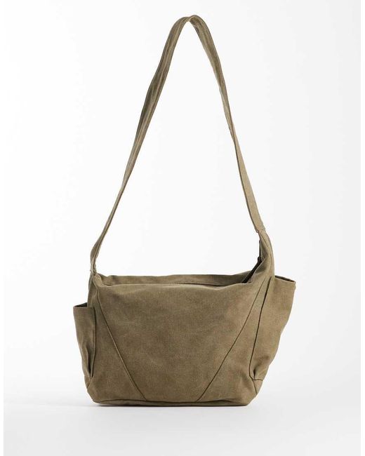Borsa A Tracolla di ASOS in Gray da Uomo