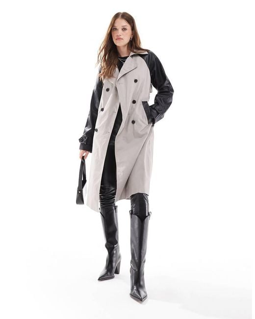 New Look Natural Pu Sleeve Mac