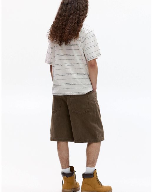 Pull&Bear – t-shirt in Natural für Herren