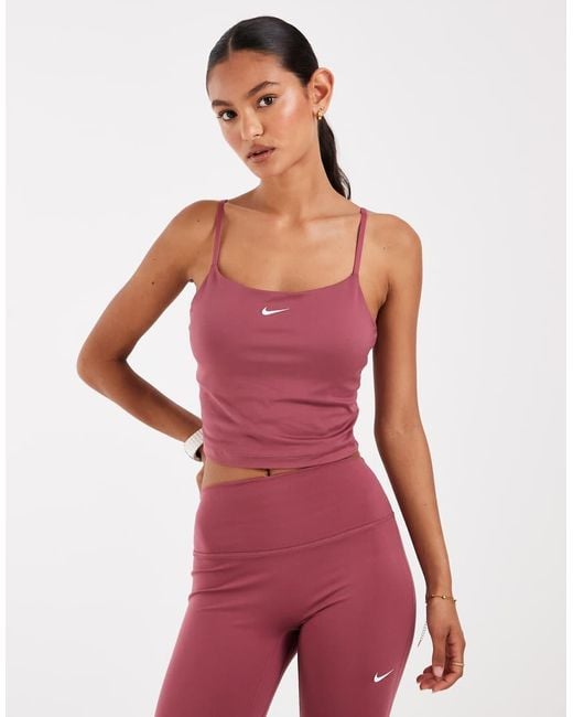Nike Red One Dri-Fit Bra Tank Top