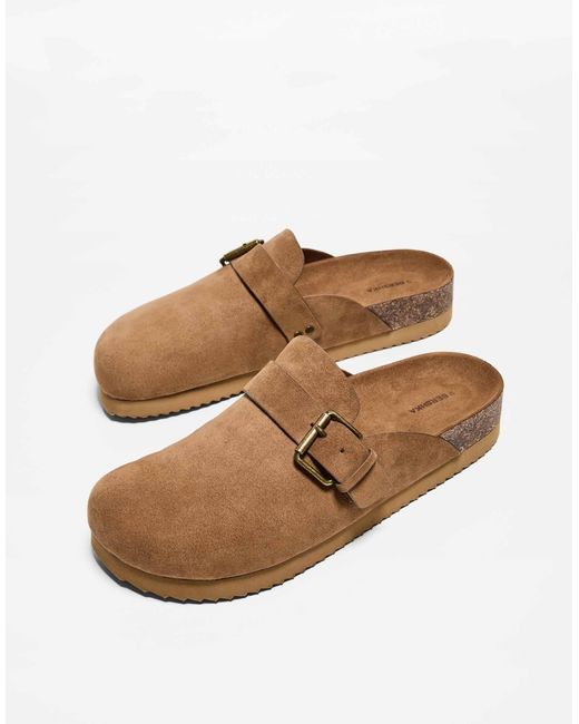 Bershka – clogs in Brown für Herren