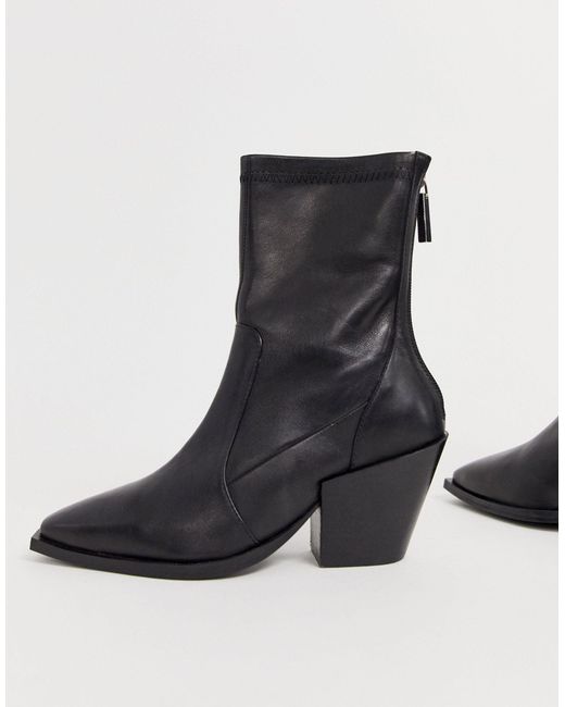 office black ankle boots