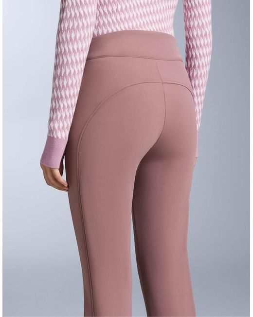 Oysho Pink Water-resistant Stretch Flare Ski Trousers