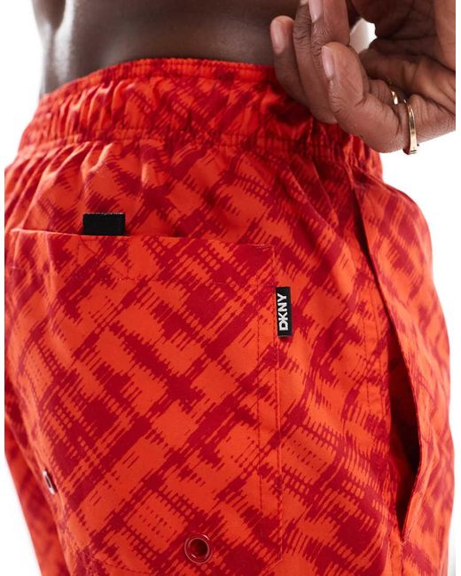 DKNY Red Turks Swimshorts for men
