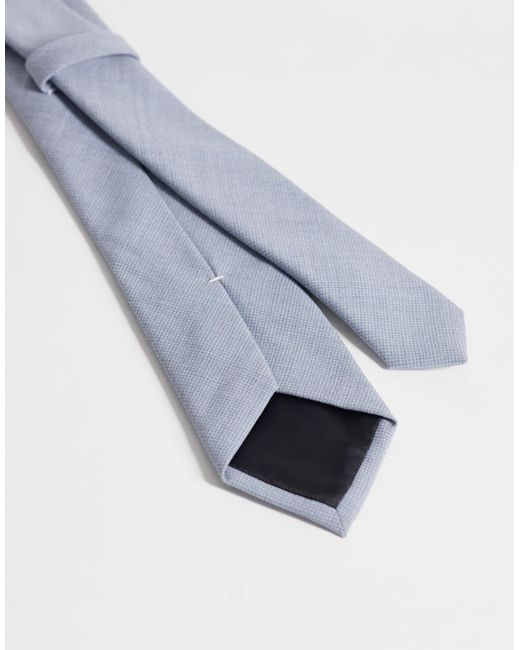 ASOS Blue Textured Tie for men