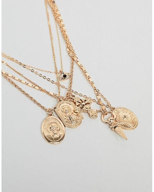Layered on sale necklace asos