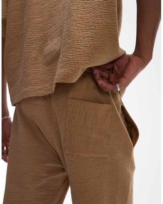 Topman – gerade geschnittene jogginghose in White für Herren