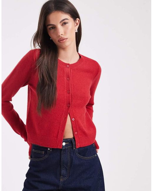Hollister Red Classic Cardigan